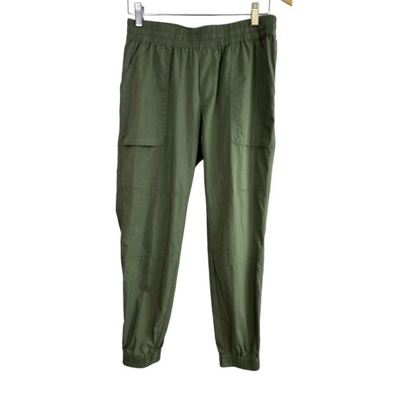 Community Aritzia Size Small Olive Green Pull On Elastic Waist Joggers - Picture 1 of 8